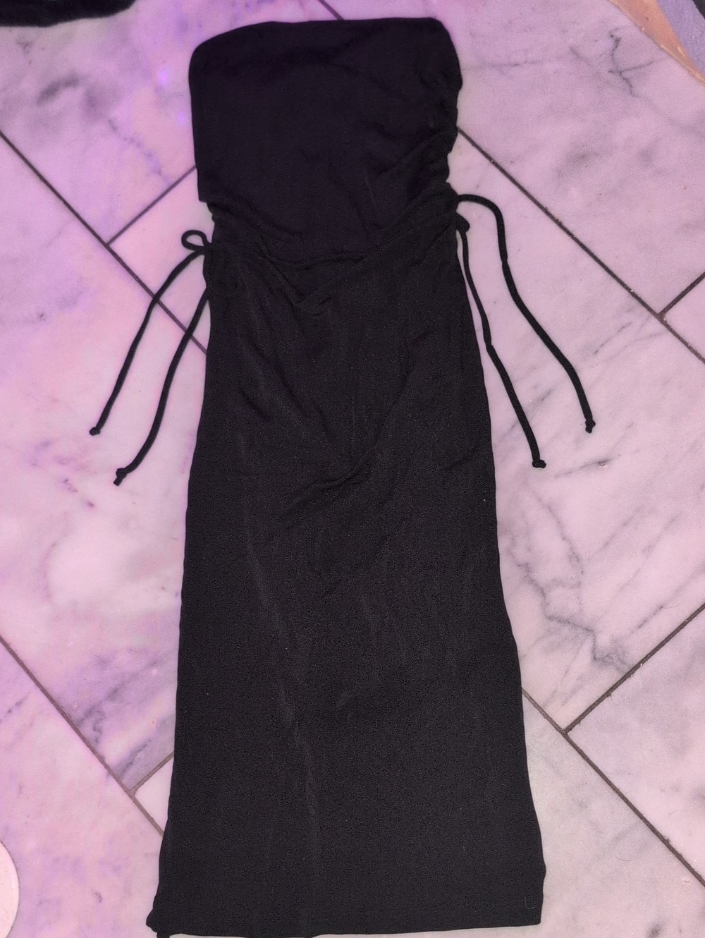 H&M Black Strapless Dress